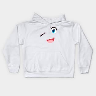 Anime wink Kids Hoodie